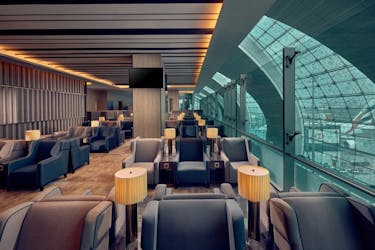 Biglietti per la Plaza Premium Lounge dell’Aeroporto Internazionale di Dubai (partenze).